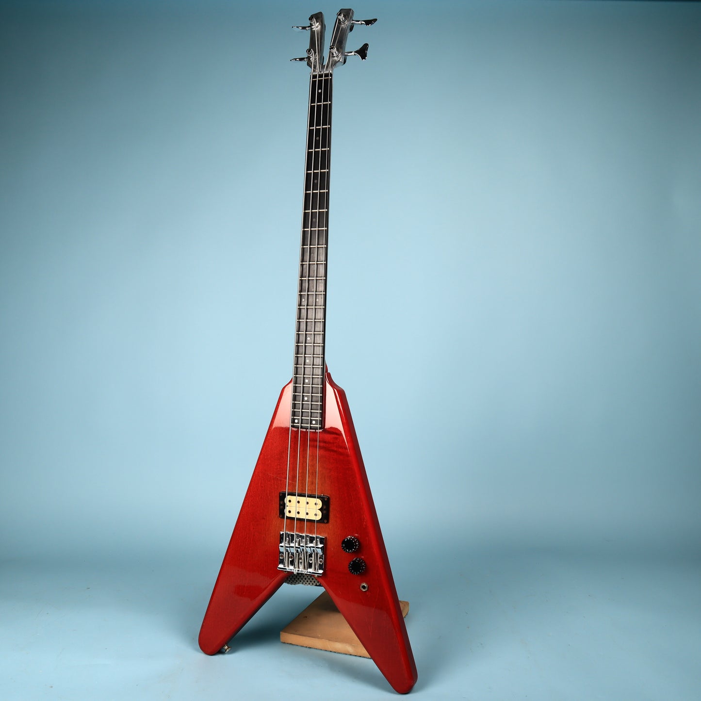 1982 Kramer Vanguard V Bass Aluminum Electric Guitar