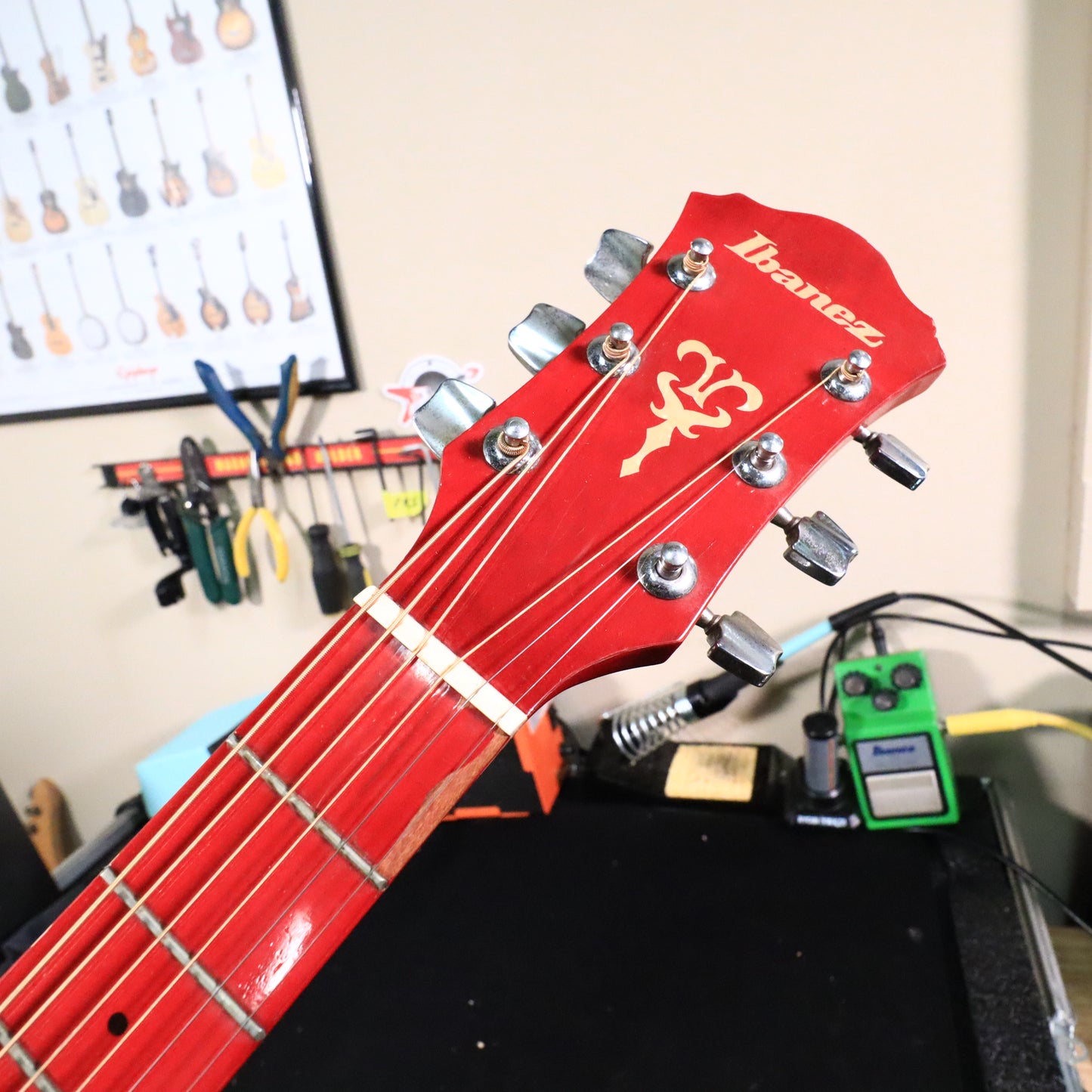 Ibanez M300 TR Flamed Maple Cherry Red Japan Factory Acoustic Guitar