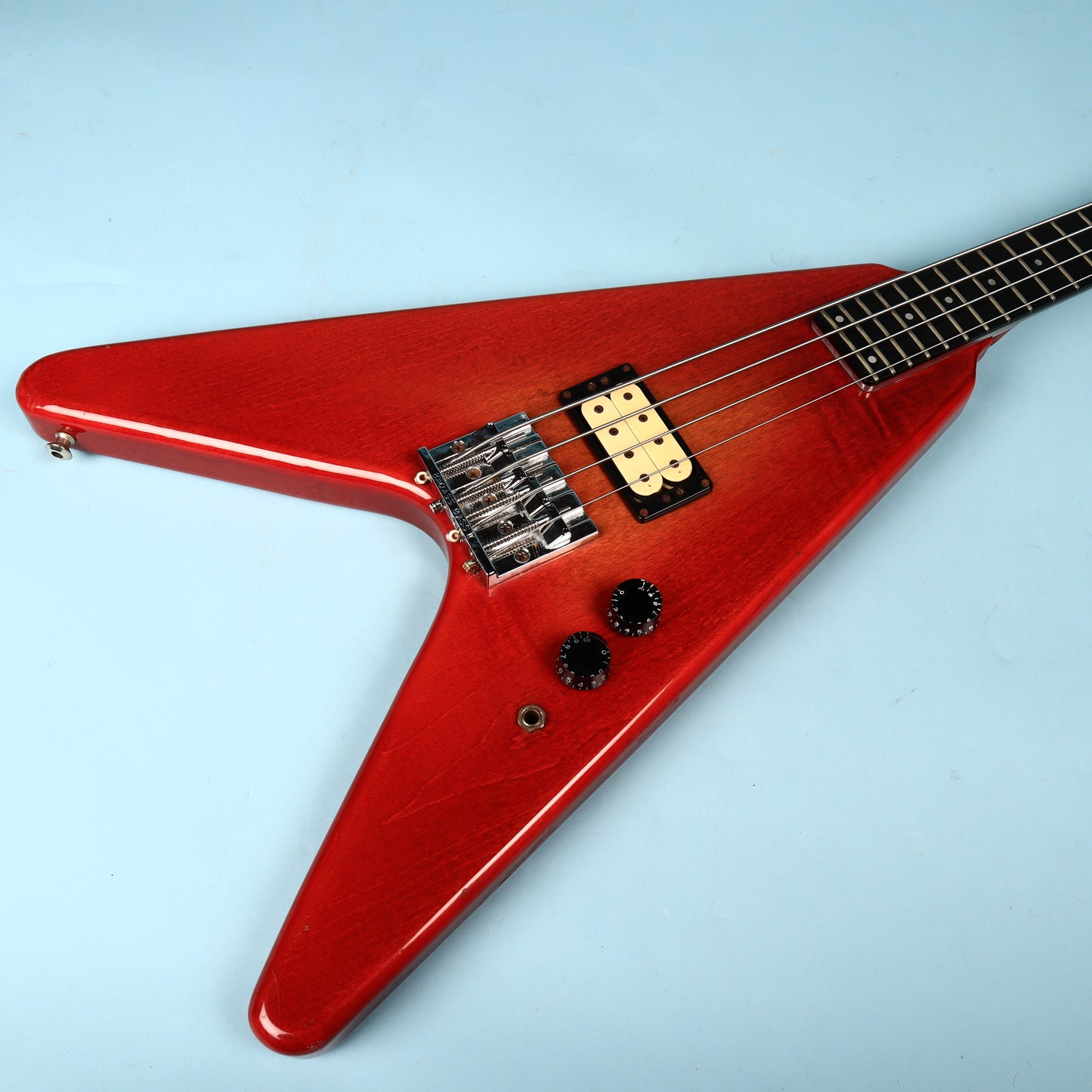 1982 Kramer Vanguard V Bass Aluminum Electric Guitar