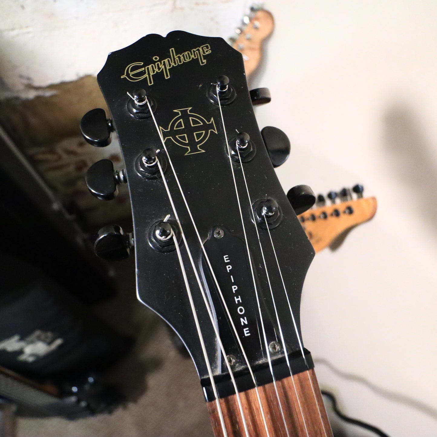 2004 Epiphone SG Goth Black Electric Guitar