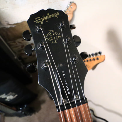 2004 Epiphone SG Goth Black Electric Guitar