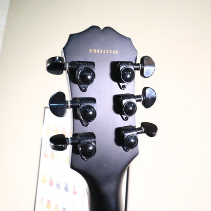 2004 Epiphone SG Goth Black Electric Guitar