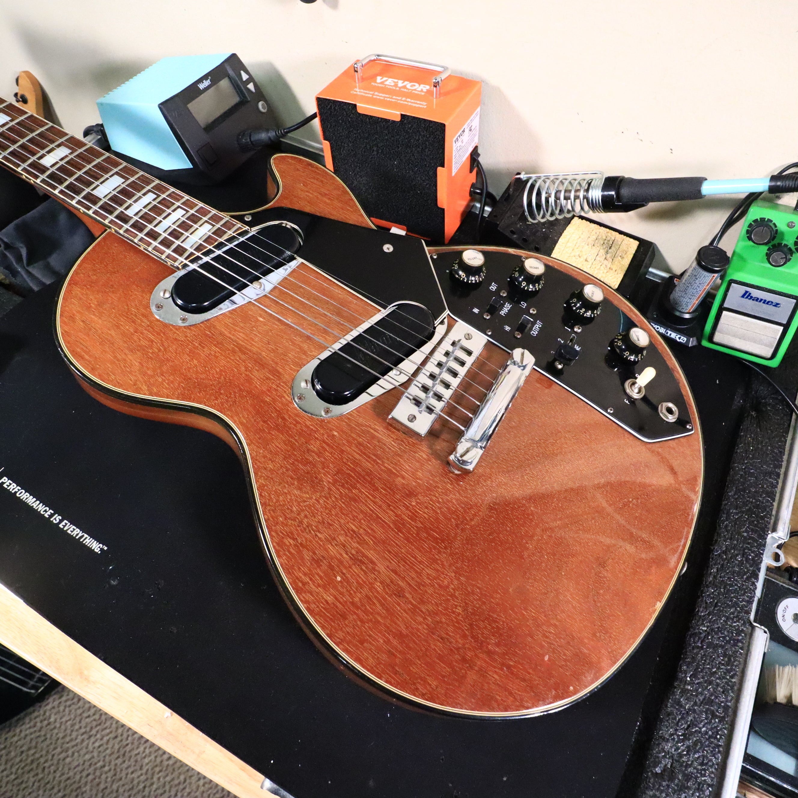 1972 Gibson Les Paul Recording Electric Guitar – GuitarFinds
