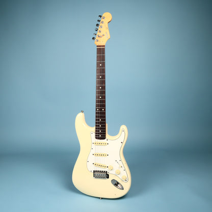 1986 Squier White Japan Stratocaster Electric Guitar