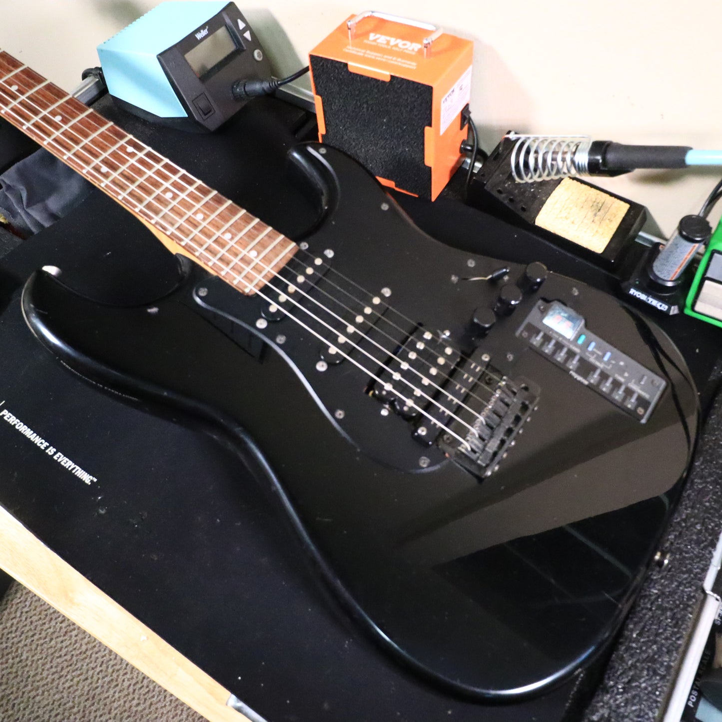 Midi 1987 Casio PG-310 Japan Synthesizer Electric Guitar