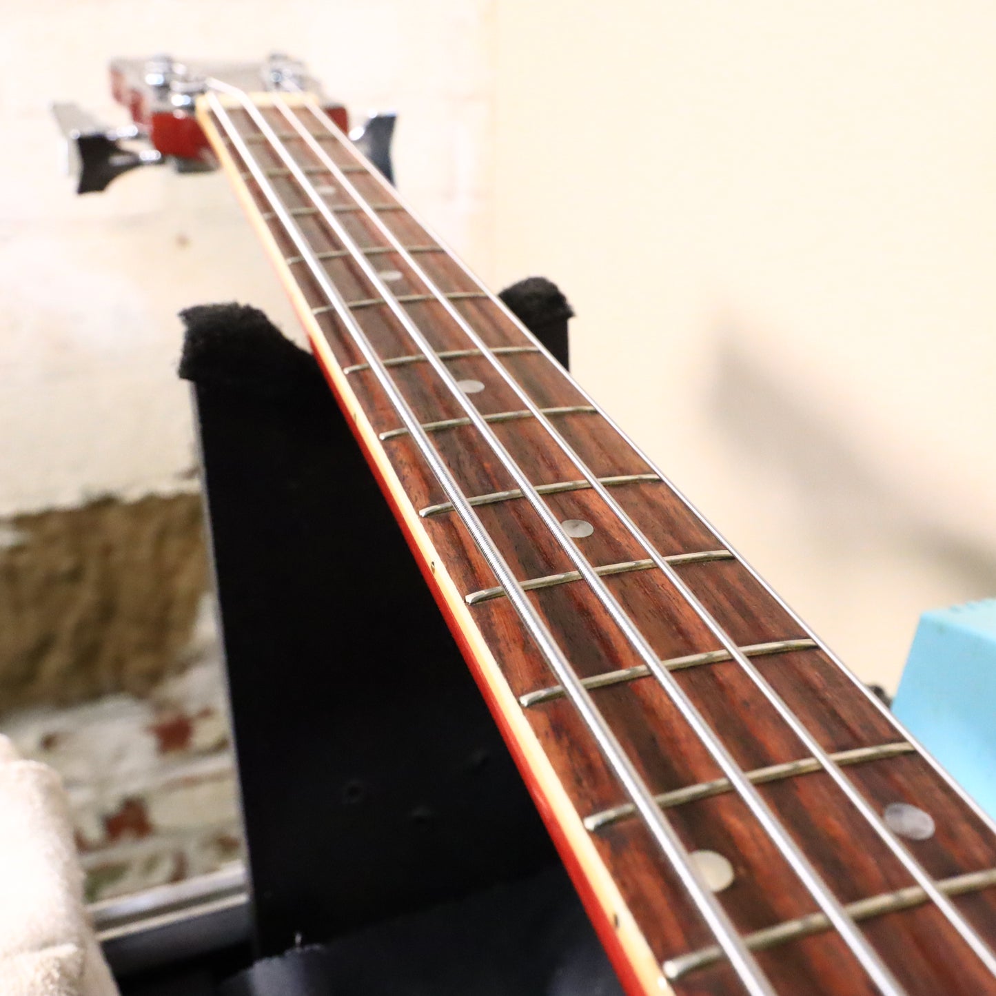 Vintage 1960's Bruno Royal Artist Hollow Body Bass Guitar