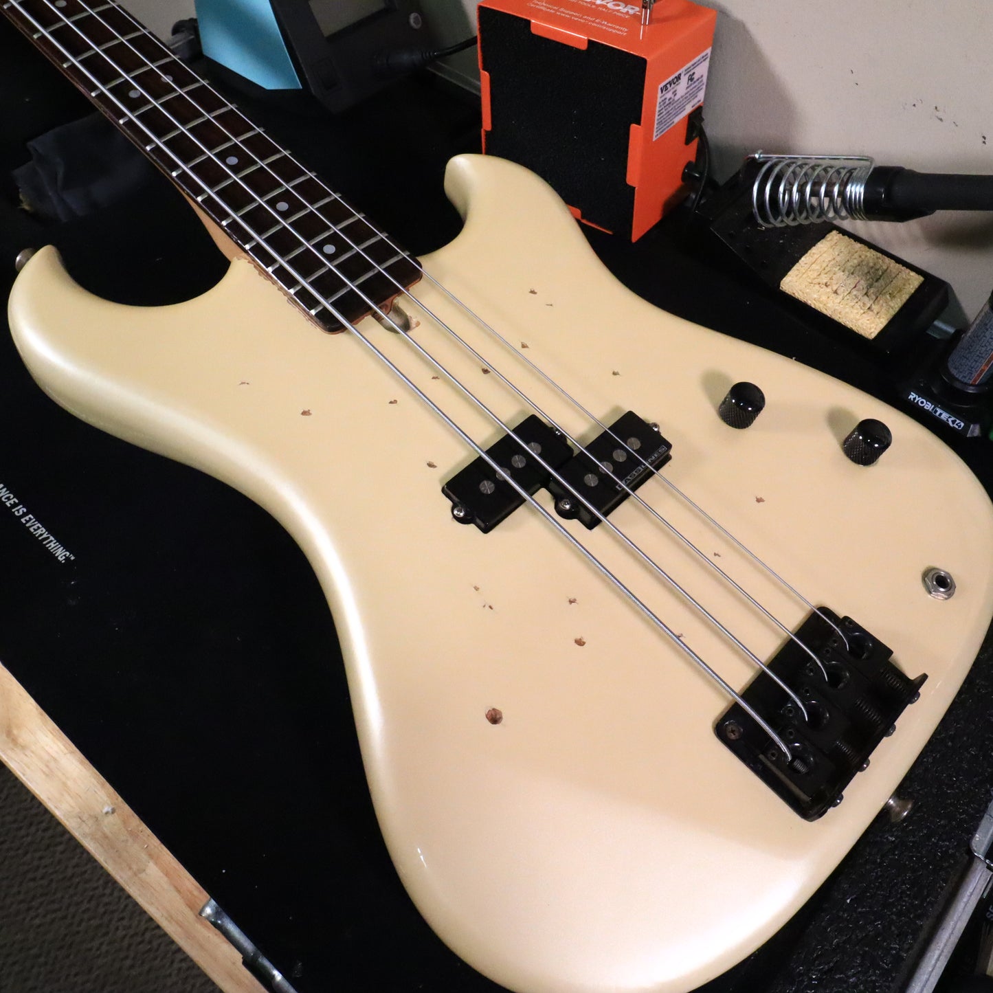 1984 Electra Westone Phoenix Bass Guitar - White Quarter Pounder