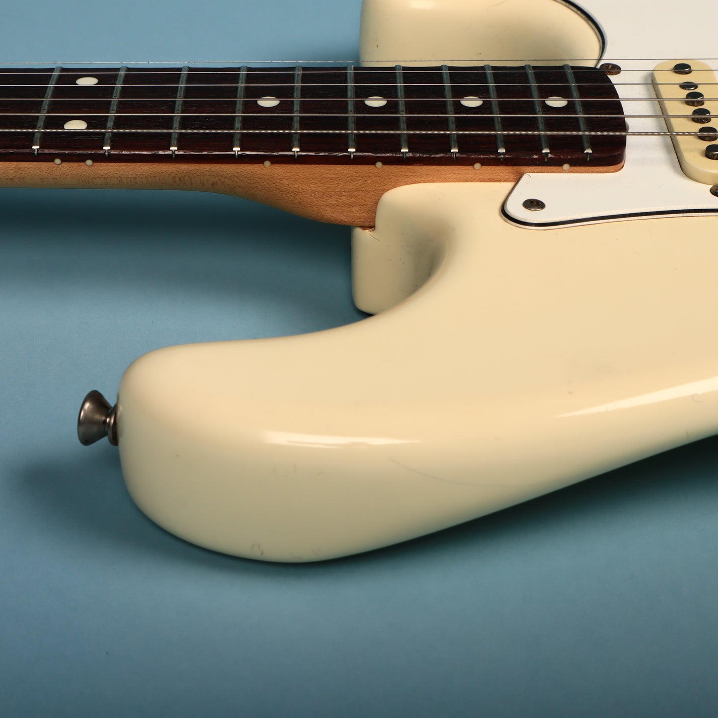1986 Squier White Japan Stratocaster Electric Guitar