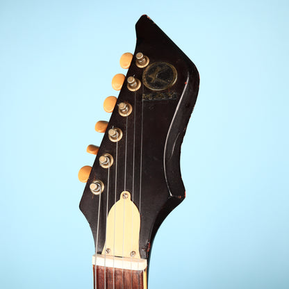 1960s Kay Vanguard Single Pickup Redburst Electric Guitar K331 II