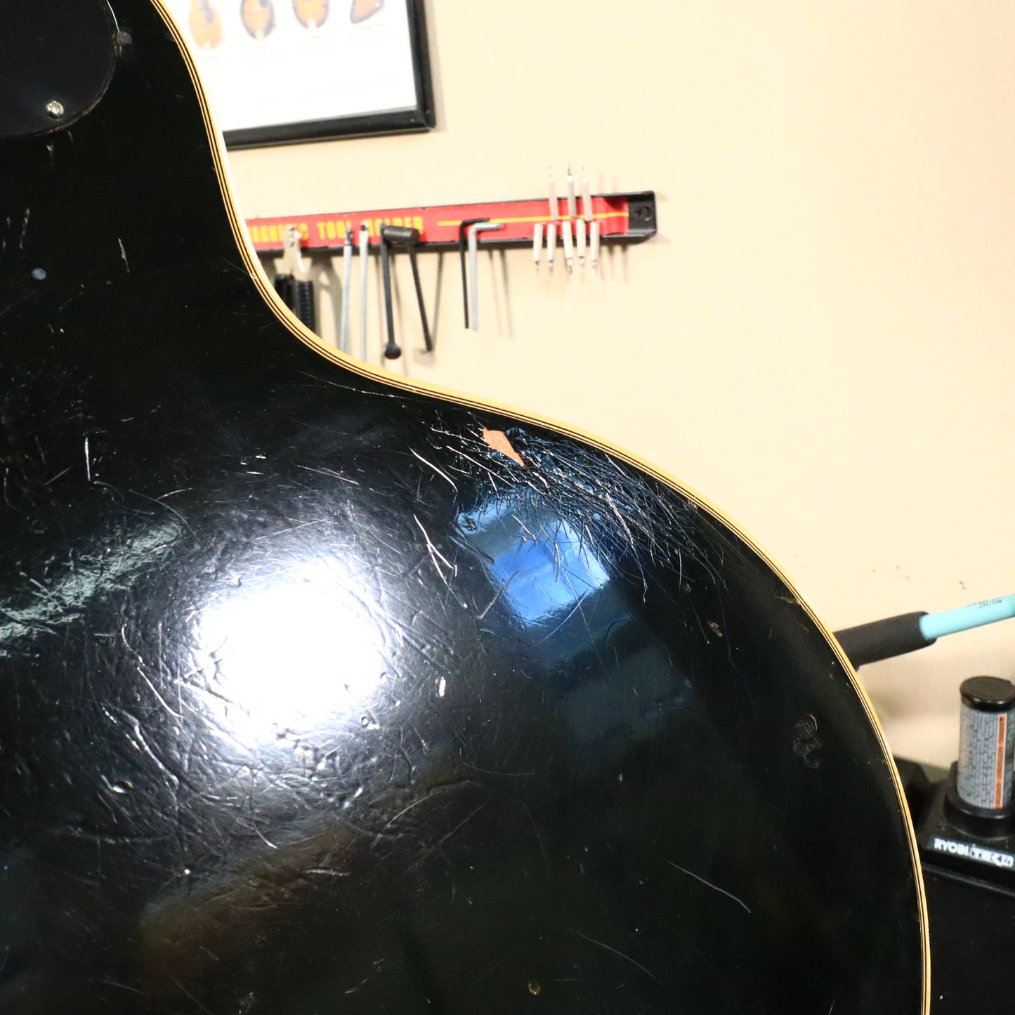 1974 Gibson Les Paul Custom 20th Anniversary Ebony *Repaired Headstock*