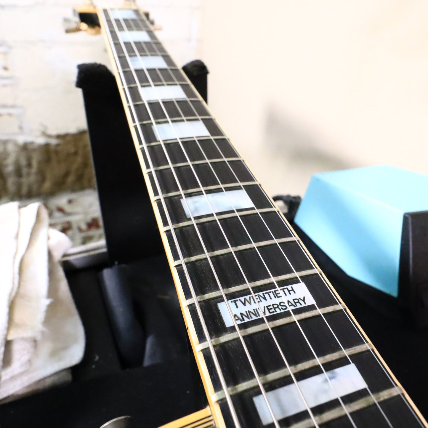1974 Gibson Les Paul Custom 20th Anniversary Ebony *Repaired Headstock*