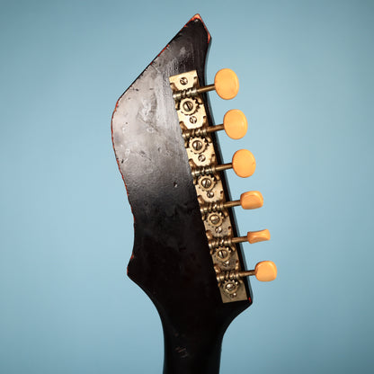 1960s Kay Vanguard Single Pickup Redburst Electric Guitar K331 II