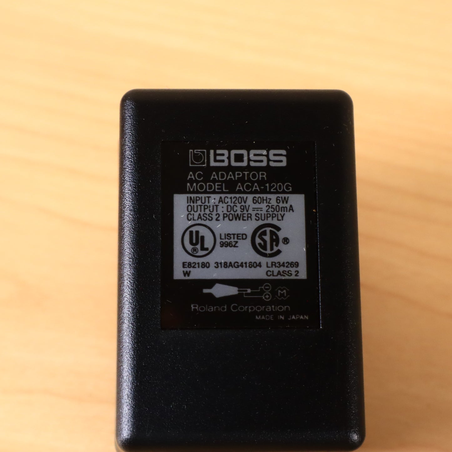 Boss ACA-120G 9v 250mA Guitar Effect Pedal Original OEM Power Supply ACA Adapter