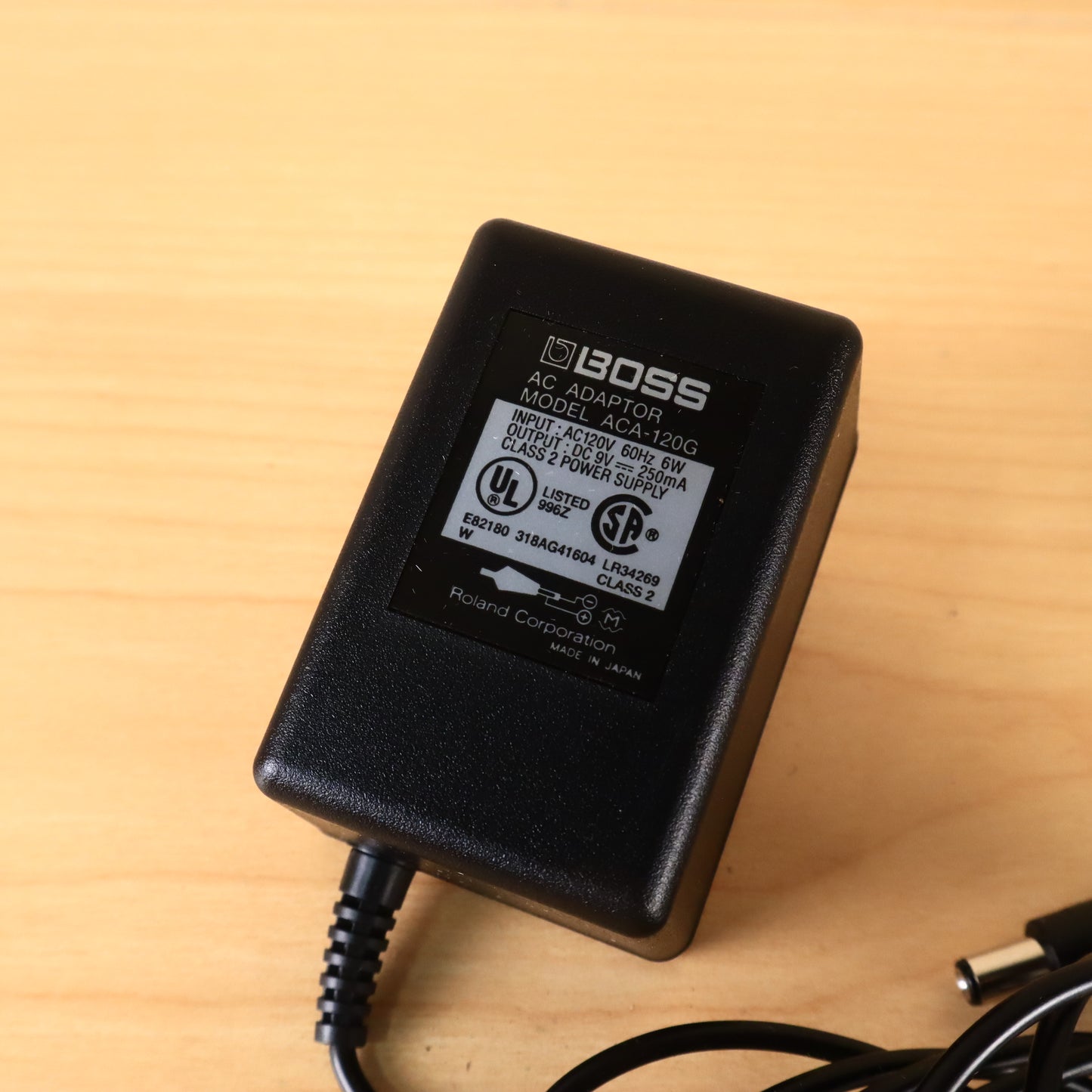 Boss ACA-120G 9v 250mA Guitar Effect Pedal Original OEM Power Supply ACA Adapter
