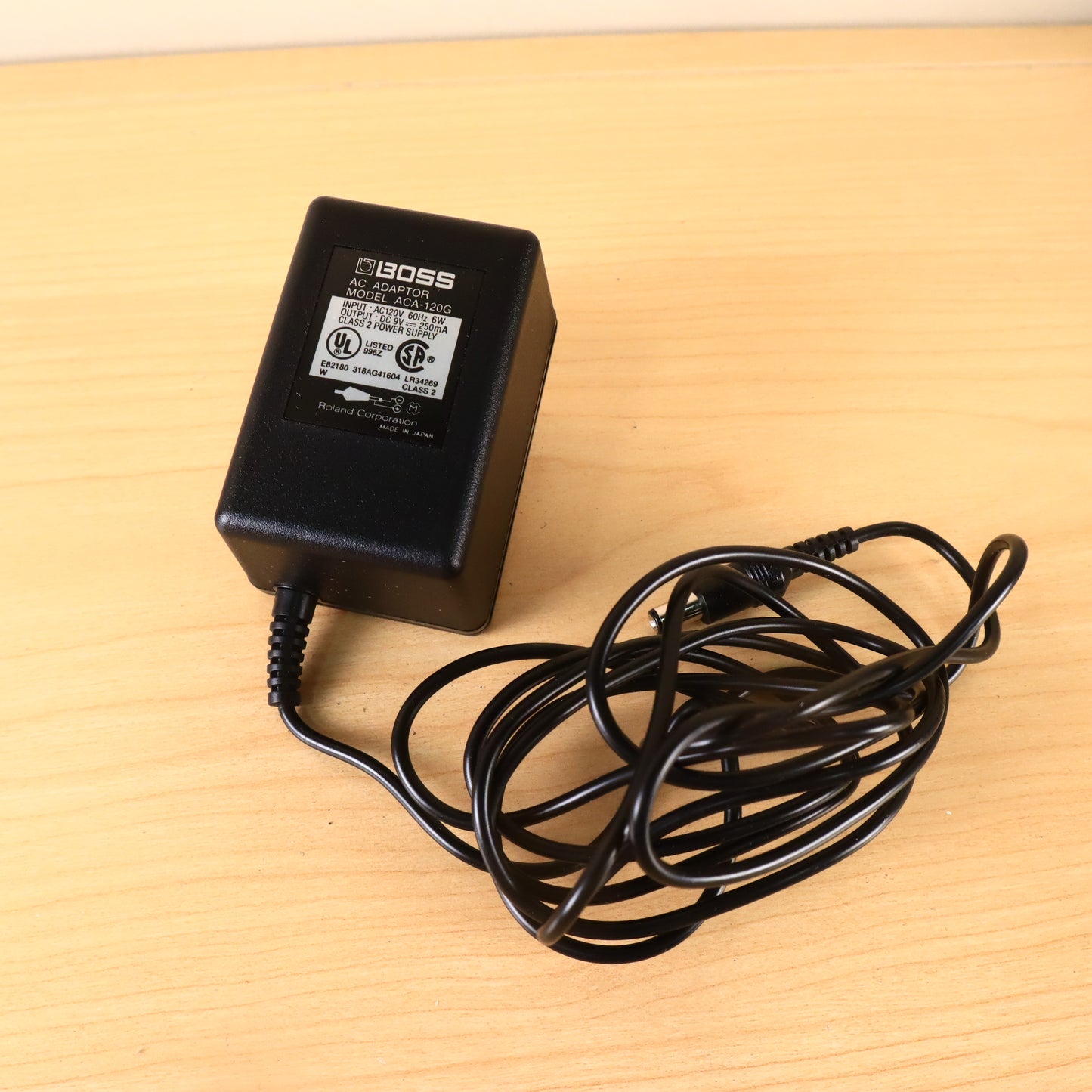 Boss ACA-120G 9v 250mA Guitar Effect Pedal Original OEM Power Supply ACA Adapter