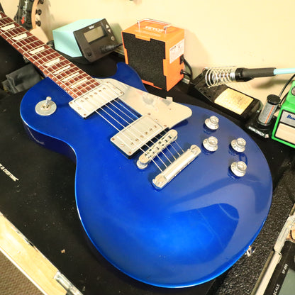 2004 Studio Limited Platinum Sapphire Blue Electric Guitar *Headstock Repair*