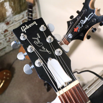 2004 Studio Limited Platinum Sapphire Blue Electric Guitar *Headstock Repair*