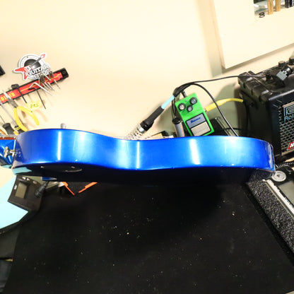 2004 Studio Limited Platinum Sapphire Blue Electric Guitar *Headstock Repair*