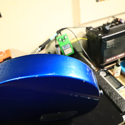 2004 Studio Limited Platinum Sapphire Blue Electric Guitar *Headstock Repair*