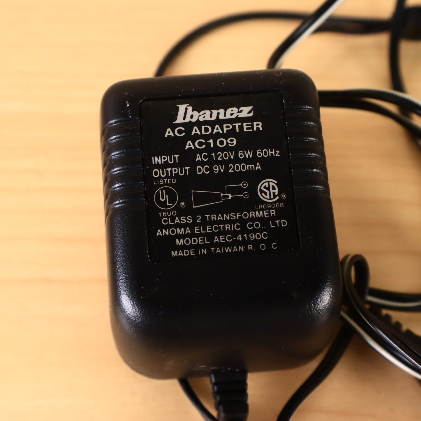 Ibanez AC109 AC Adapter For SoundTank Tone Lok Tube Screamer Pedal Chain