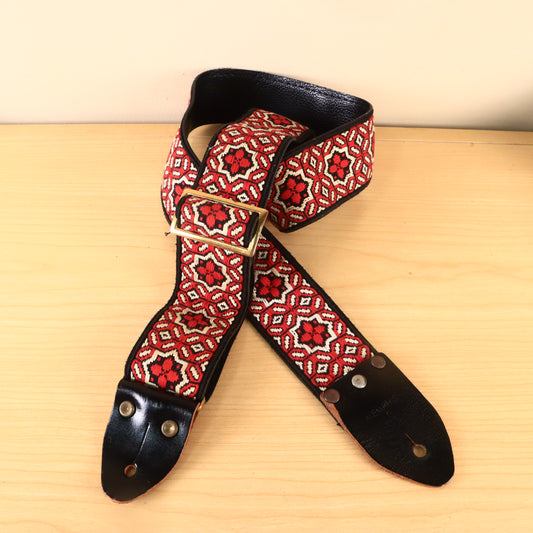 Vintage Memphis Guitar Strap Absolutely Beautiful Pattern '60s '70s