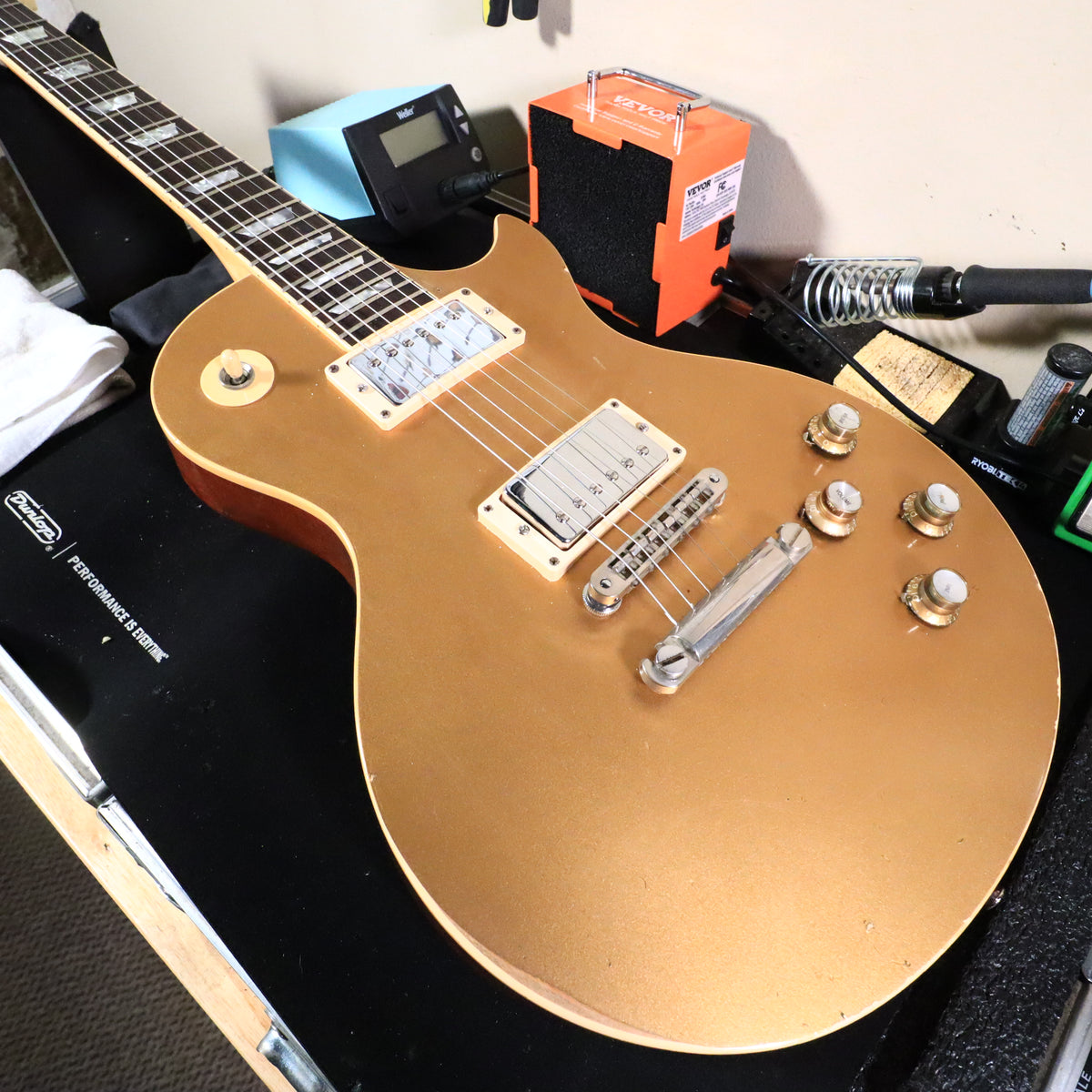1980 Gibson Les Paul Standard Goldtop 11lbs 2oz BESTIA DEL TONO