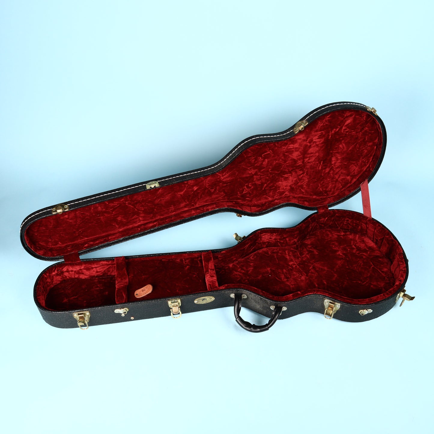 TKL Les Paul Hardshell Case Black Exterior Red Plush Interior Canada