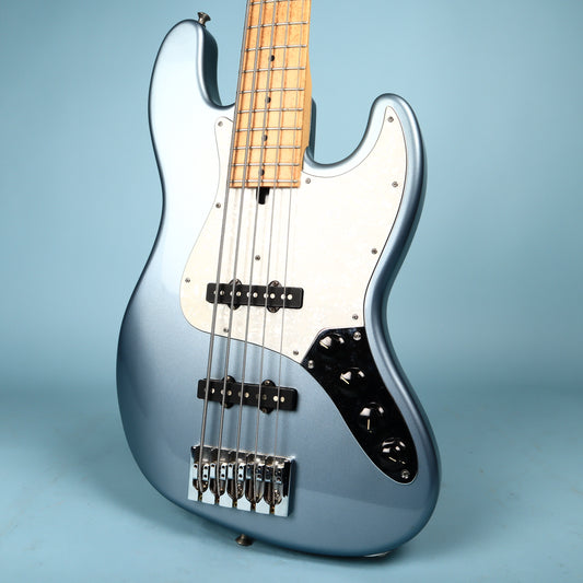 Mike Lull M5V Jazz Electric Bass 5 String Lake Placid Blue