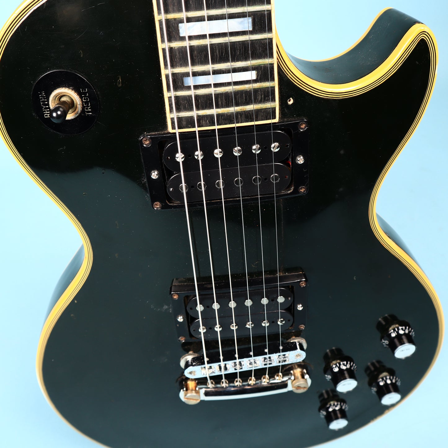 1974 Gibson Les Paul Custom 20th Anniversary Ebony *Repaired Headstock*