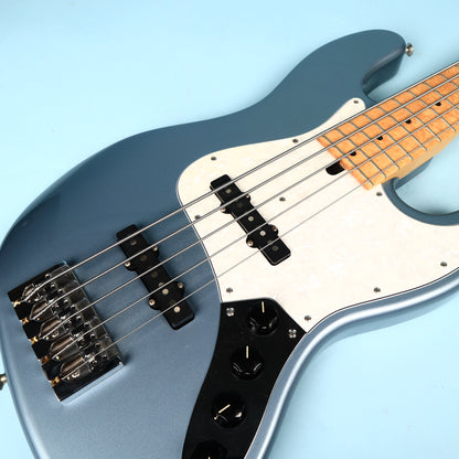 Mike Lull M5V Jazz Electric Bass 5 String Lake Placid Blue