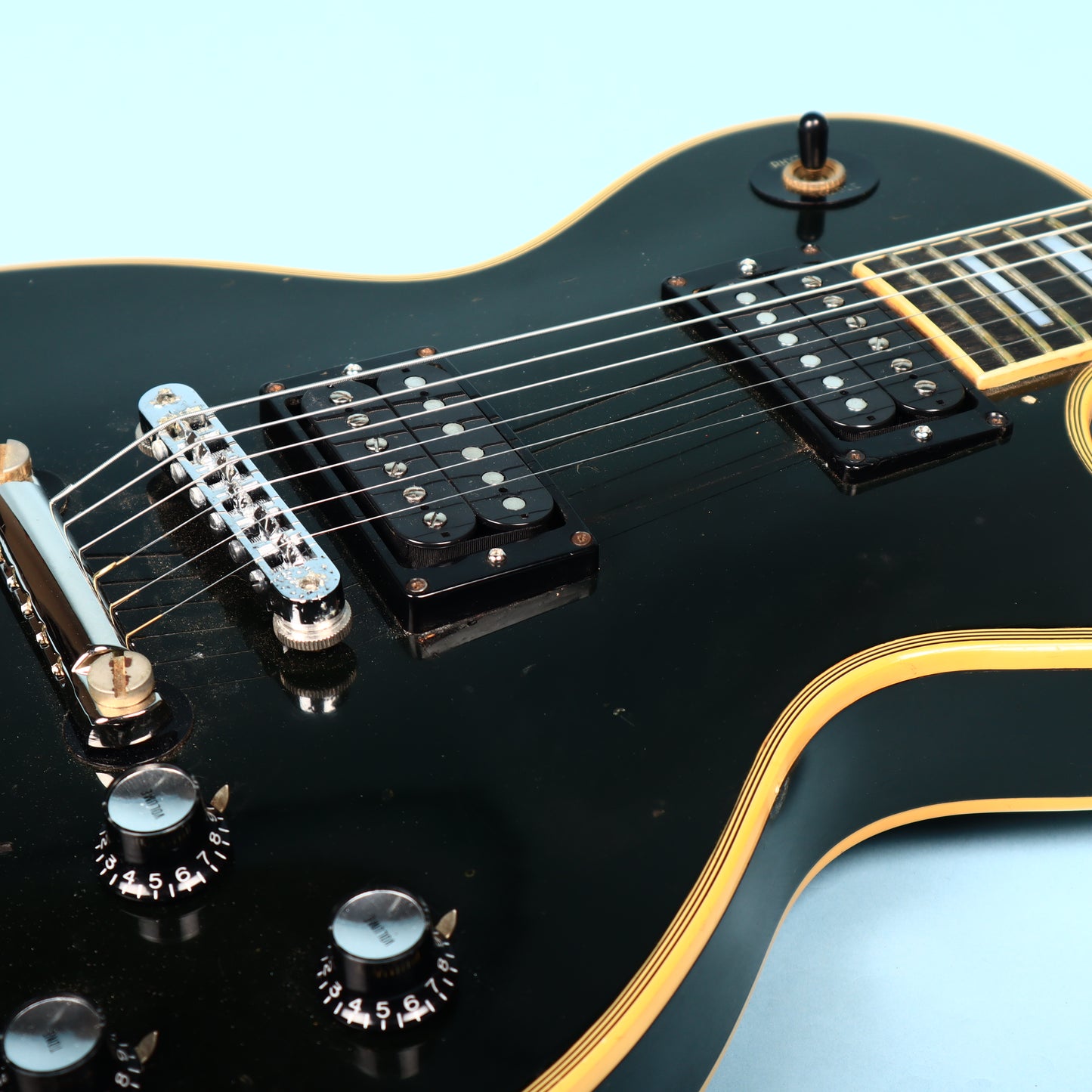 1974 Gibson Les Paul Custom 20th Anniversary Ebony *Repaired Headstock*