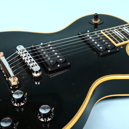 1974 Gibson Les Paul Custom 20th Anniversary Ebony *Repaired Headstock*