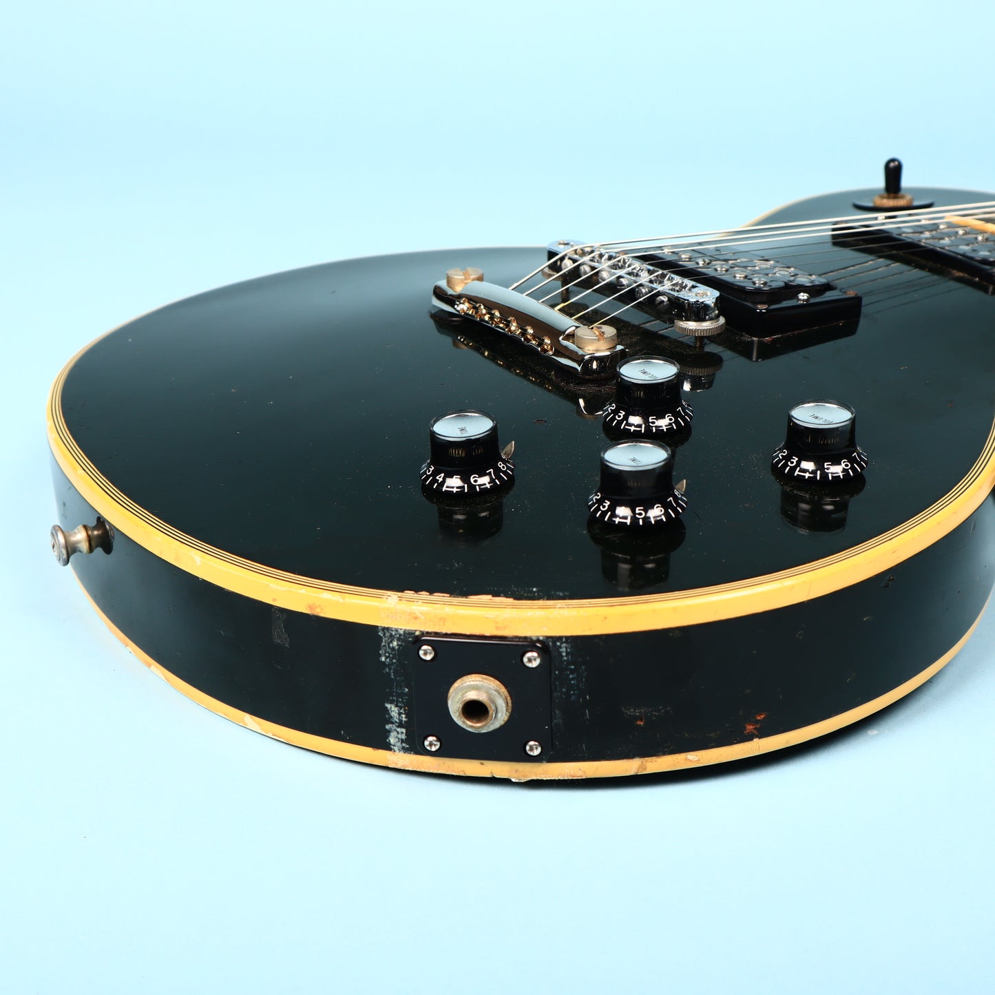 1974 Gibson Les Paul Custom 20th Anniversary Ebony *Repaired Headstock*