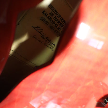 2004 Heritage H-535 Semi Hollowbody Trans Cherry Electric Guitar