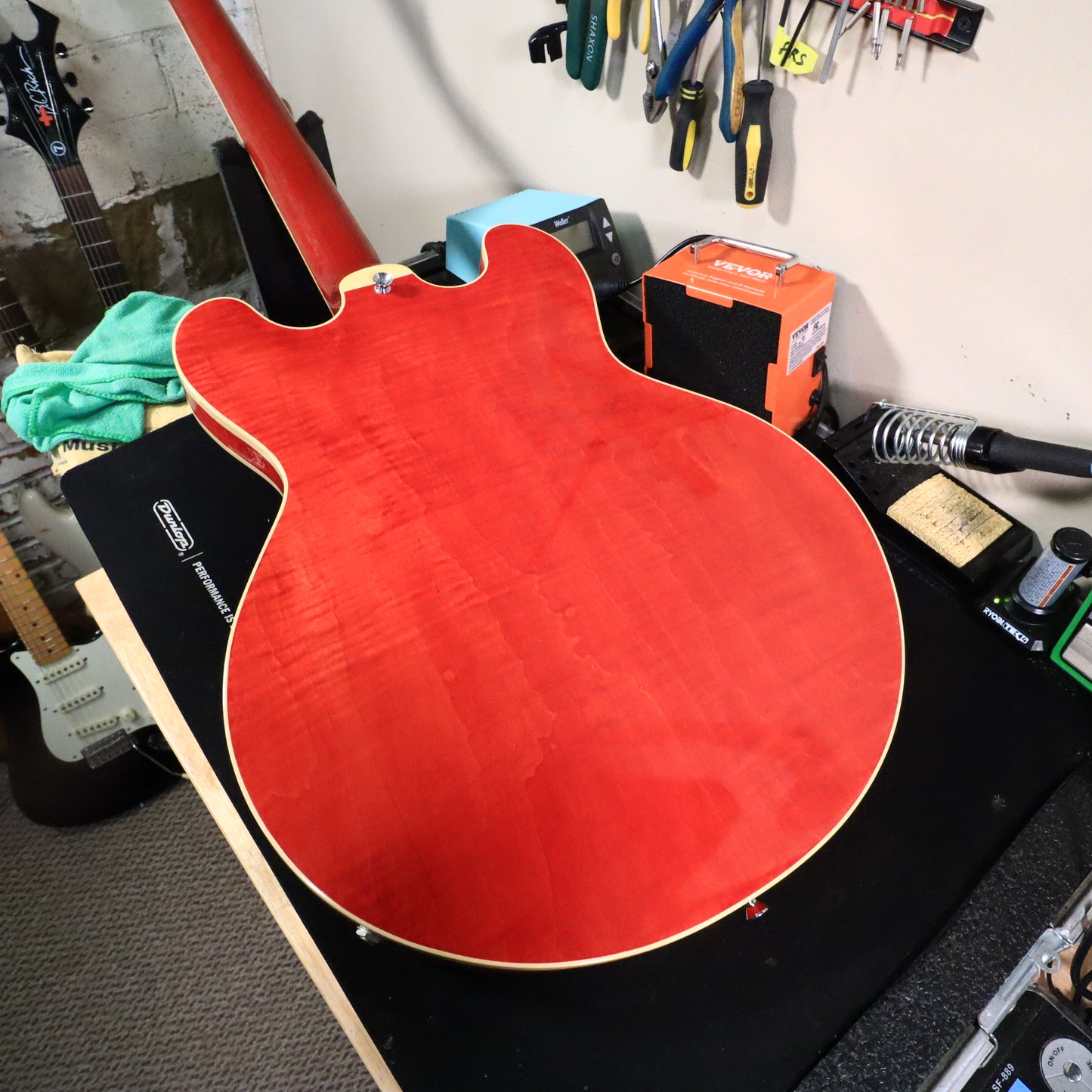 2004 Heritage H-535 Semi Hollowbody Trans Cherry Electric Guitar