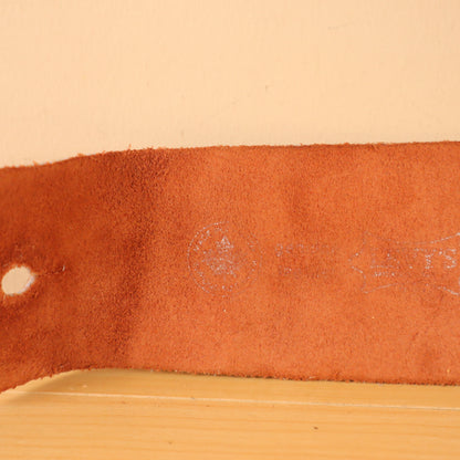Vintage 1990's Levy's Canada M1 M-1 Leather Guitar Strap Brown