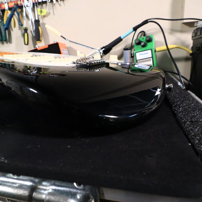 2018 Fender Eric Johnson Maple Neck Stratocaster Black Guitar