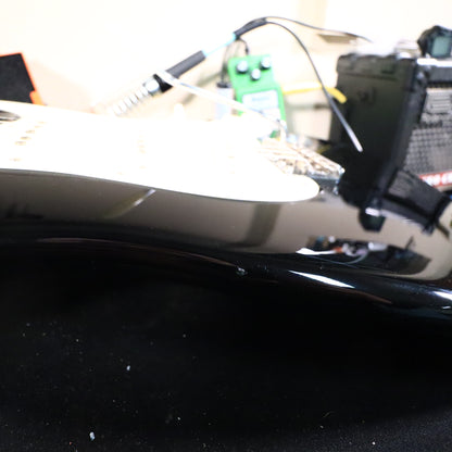 2018 Fender Eric Johnson Maple Neck Stratocaster Black Guitar