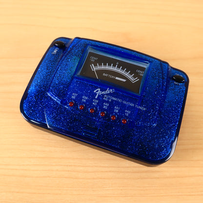 Fender Automatic Guitar Tuner AG-6 Translucent Blue Tested Works