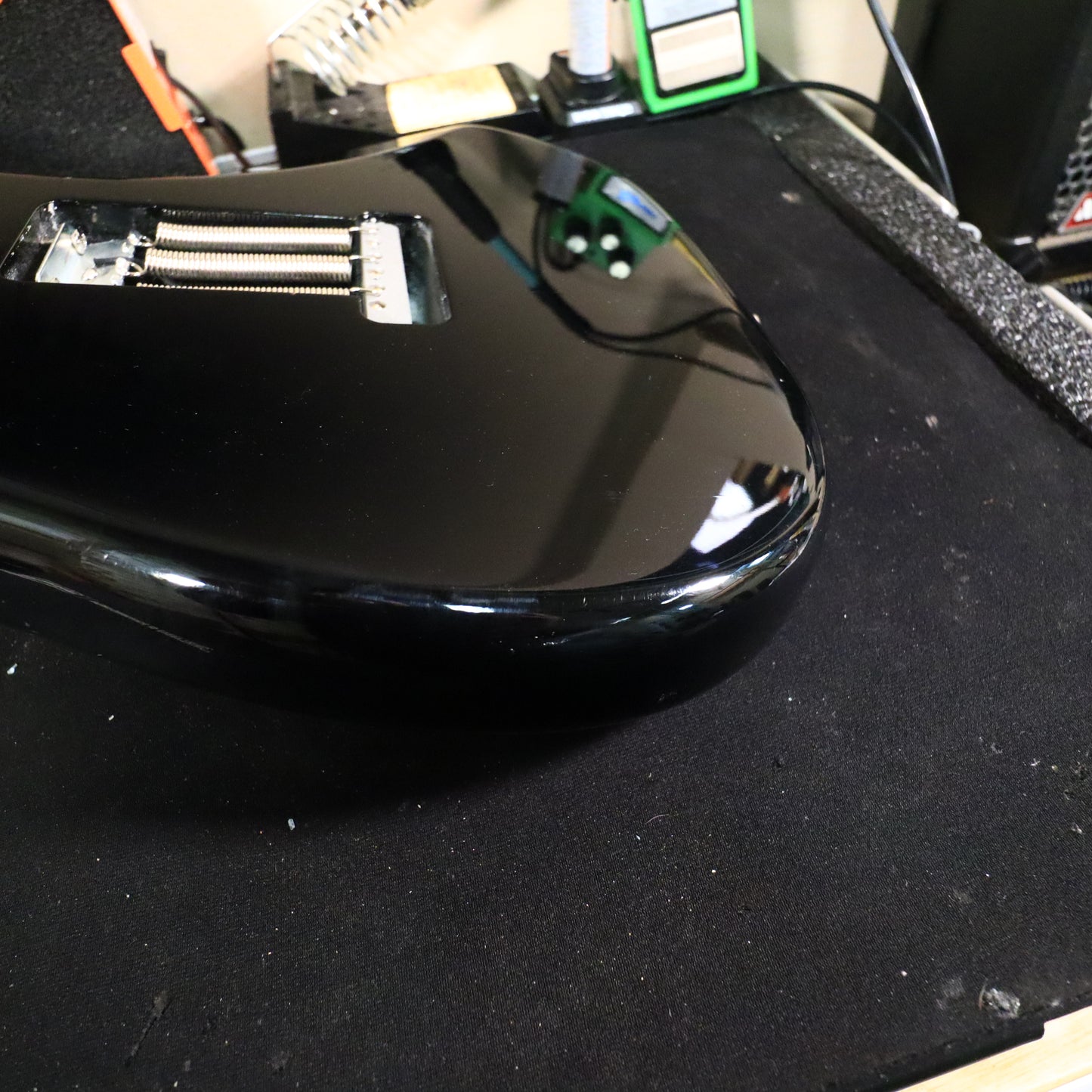 2018 Fender Eric Johnson Maple Neck Stratocaster Black Guitar