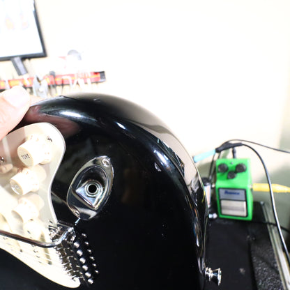 2018 Fender Eric Johnson Maple Neck Stratocaster Black Guitar