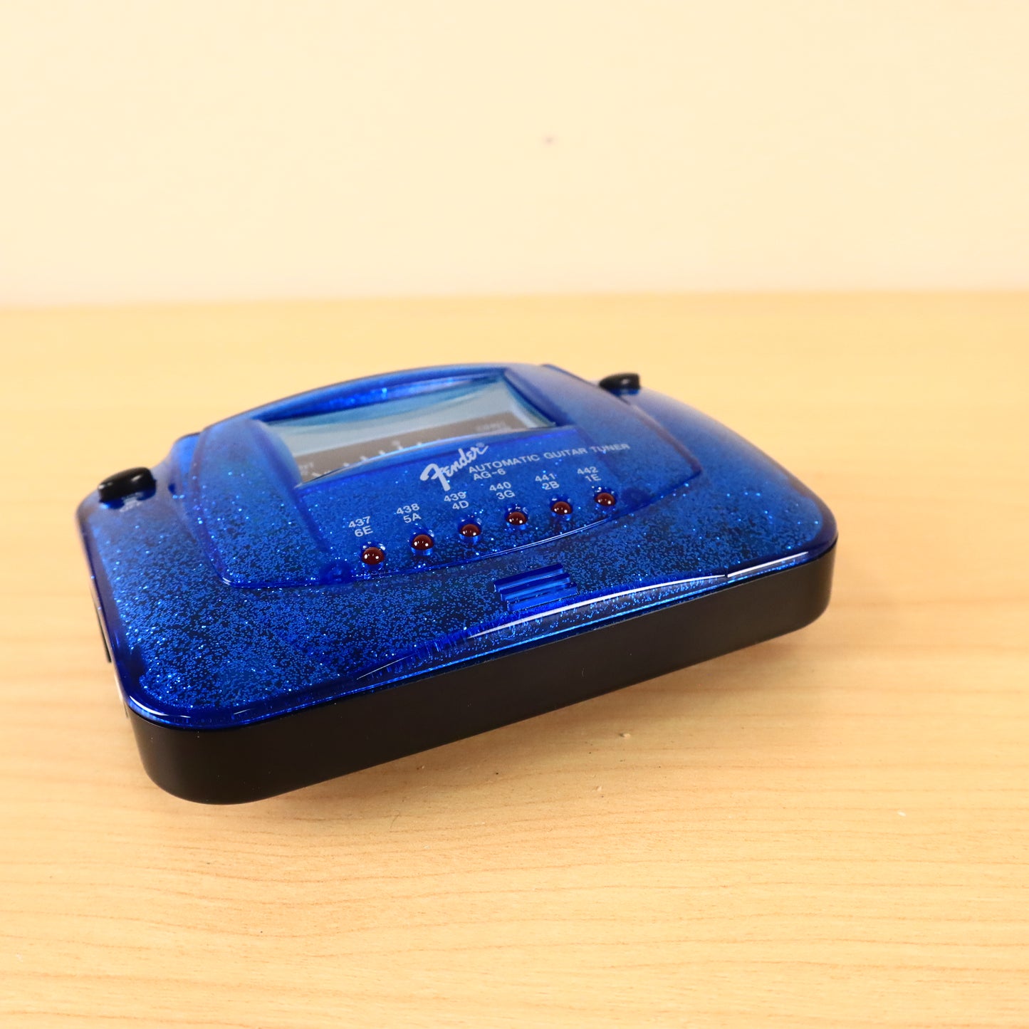 Fender Automatic Guitar Tuner AG-6 Translucent Blue Tested Works