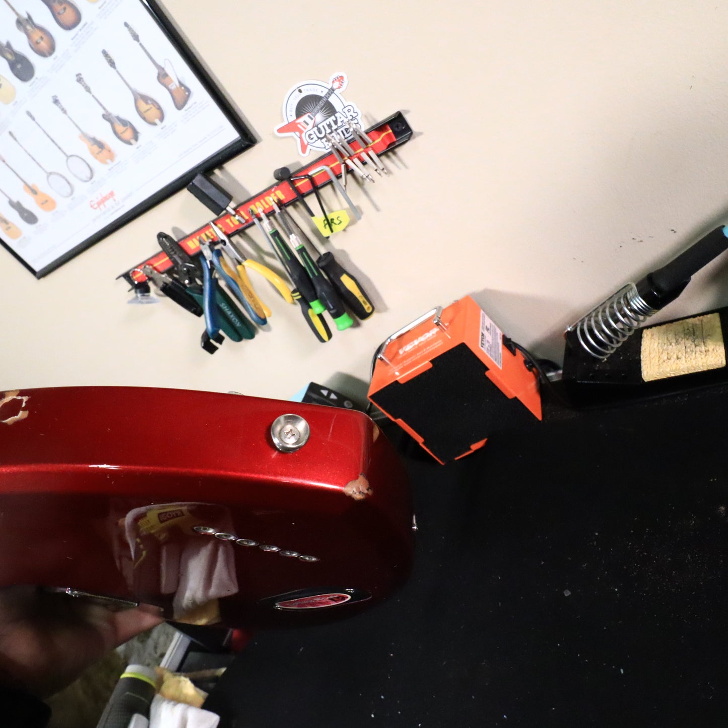 Daisy Rock Heartbreaker Short Scale Red Heart Electric Guitar