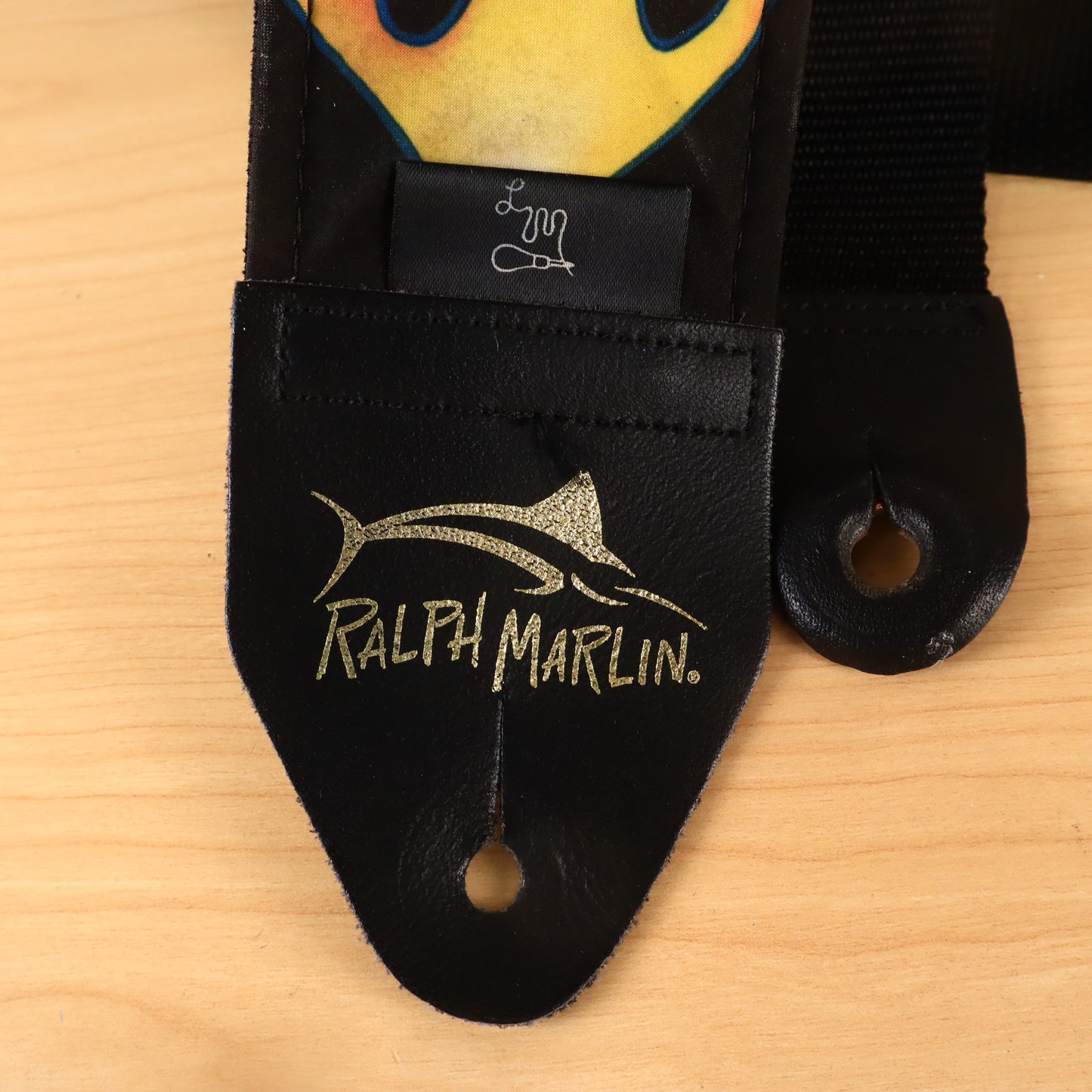 Ralph Marlin "Flames" 3" Inches Guitar Strap