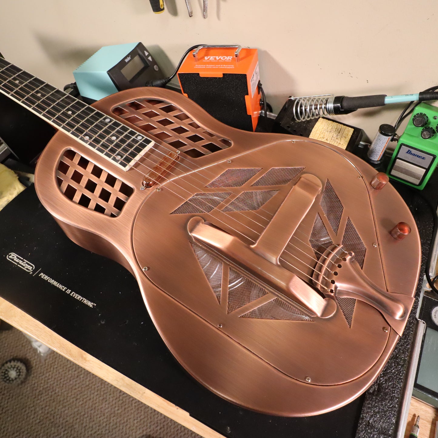 Bourbon Street Tricone Copper Electric Resonator Guitar Australia
