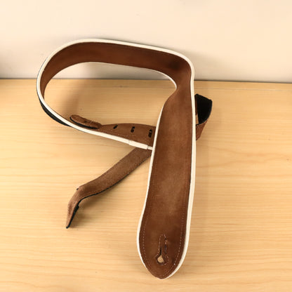 Levy's MSS3CP Suede Leather Guitar Strap Black