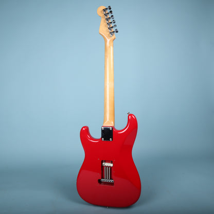 1987 MIJ Squier Ferrari Red Contemporary Stratocaster System 1 Electric Guitar