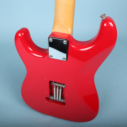 1987 MIJ Squier Ferrari Red Contemporary Stratocaster System 1 Electric Guitar