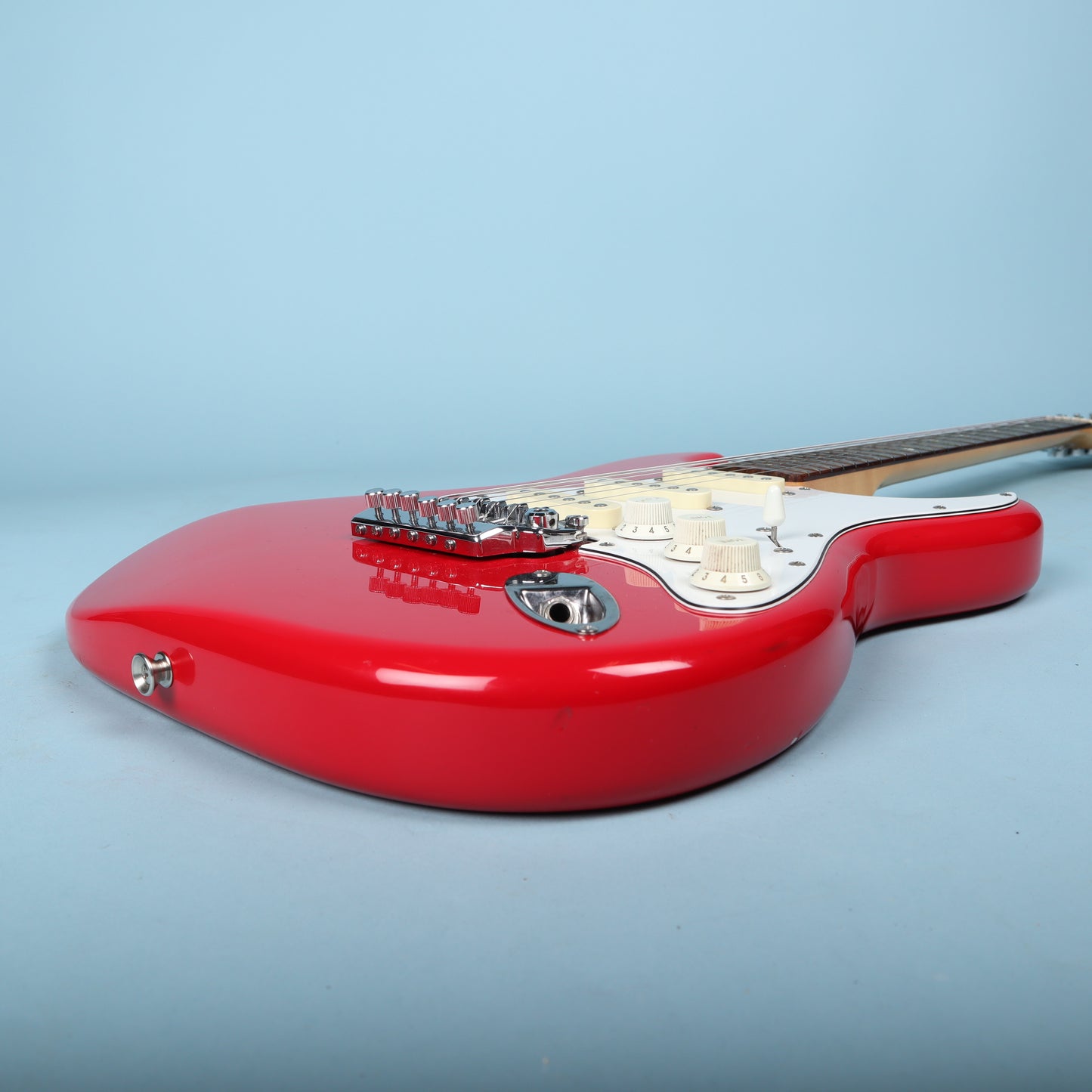 1987 MIJ Squier Ferrari Red Contemporary Stratocaster System 1 Electric Guitar