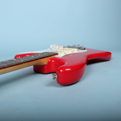 1987 MIJ Squier Ferrari Red Contemporary Stratocaster System 1 Electric Guitar